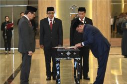 Sekjen Kemenkumham dilantik menjadi ASN