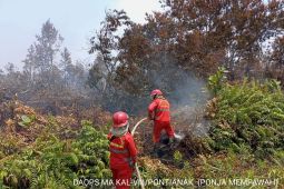 Polres Kubu Raya terus siaga 24 jam tangani Karhutla