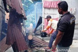 Pemkab Nagan Raya bersihkan rumah warga tertimpa pohon