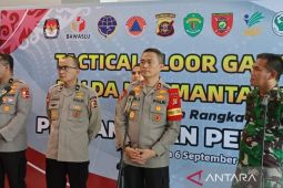 Kapolda Kaltim pimpin simulasi pengamanan Pemilu 2024