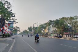 Kabut asap masih selimuti "Kota Seribu Sungai" Banjarmasin