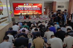 Polisi pulangkan 153 WN China tersangka 'love scamming' di Batam