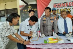 Polres Tabalong musnahkan 23,77 gram sabu-sabu