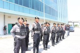 Polres Majalengka gelar pengamanan ketat di Bandara Kertajati