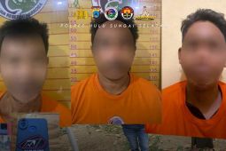 Sat Resnarkoba Polres HSS amankan tiga pengedar sabu