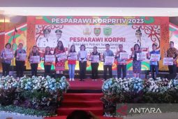 Pemprov juara umum Pesparawi Korpri IV tingkat Kalteng di Pulang Pisau