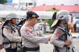 Polda Maluku gelar simulasi pengendalian massa upaya wujudkan Kamtibmas