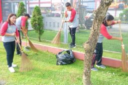 Lapas Kelas I Medan ikuti gerakan  gotong royong pungut sampah