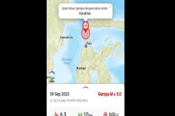 Gempa Donggala tidak berpotensi tsunami
