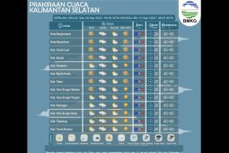 Tujuh wilayah di Kalsel pagi ini berasap