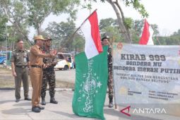 Pj Gubernur Babel lepas peserta kirab bendera NU dan merah putih