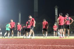 Timnas Indonesia U-23 bersiap laga lawan Turkmenistan pada laga pamungkas grup K