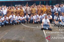 Polresta  Ambon gelar safari kamtibmas di SMK waspadai tindakan seksual