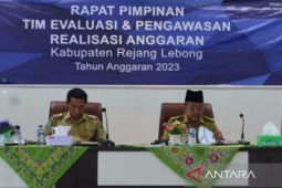 Penyerapan anggaran belanja Rejang Lebong baru 54 persen