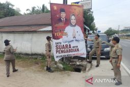 Satpol PP Belitung minta parpol patuhi aturan pemasangan APK