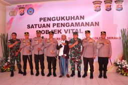 Kapolda Banten resmikan satuan Pam Obvit di tiga polres