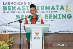 Baznas Bekasi salurkan 25.784 rantang makanan untuk lansia dan duafa