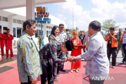 Mendagri tiba di Belitung hadiri rakor pengendalian inflasi