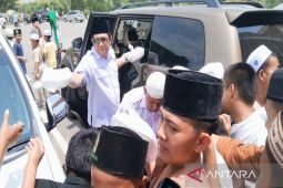 Setahun dilantik, SMSI Madina bagi-bagi nasi kotak