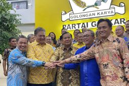 Ketum Golkar sebut akan ada tambahan satu partai gabung Koalisi Indonesia Maju