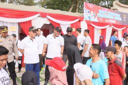 Polres HSS gelar pengobatan gratis guna jaga situasi jelang pemilu