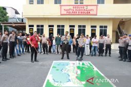 Polres Sibolga simulasi sispamkota untuk pengamanan Pemilu 2024