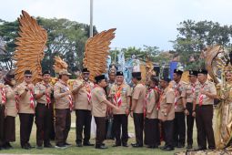 Pembukaan Festival Pekan Kebudayaan Daerah Merangin berlangsung meriah