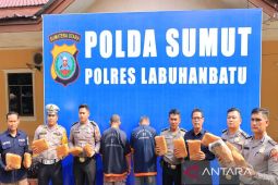 Kurir 12,67 kg ganja di Labuhanbatu terancam hukuman 20 tahun