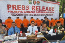 Polresta Bandara Soetta tangkap 10 pencuri kendaraan