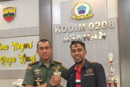 Dandim 0208 dan PWI Asahan nyatakan Siap saling dukung program