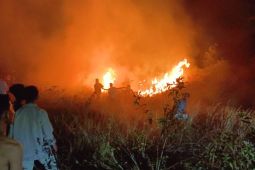 Damkar Lampung Selatan padamkan kebakaran lahan tol di KM 85