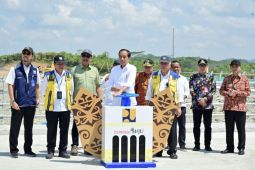 Presiden memulai pengisian Bendungan Sepaku Semoi