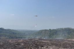 BNPB kembali operasi "water bombing" atasi kebakaran TPA Sarimukti Bandung