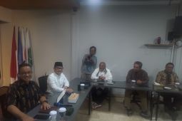 Anies  dan Cak Imin menggelar rapat untuk bahas pemenangan pilpres