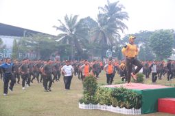 Polda Jambi dan Korem Gapu lakukan kegiatan olahraga bersama