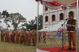 Pj Bupati Merangin beri pengarahan pada ASN dalam upacara kedisiplinan