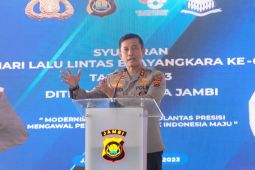 Ditlantas Polda Jambi peringati Hari Lalu Lintas Bhayangkara ke-68