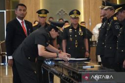 Yasonna Promosi dan Mutasi 120 Pimti Pratama di Kemenkumham