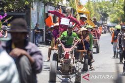 Unjuk rasa pertani Indramayu