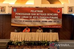 Aparat Kelurahan Ikut Pelatihan Pencegahan dan Mitigasi Bencana BPBD Babel