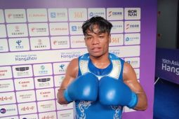 Samuel Marbun lolos ke final sanda 65kg putra Asian Games