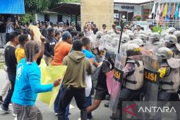 Polres Teluk Wondama gelar sispamkota wujudkan Pemilu 2024 aman