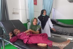 Anak-anak pengungsi gas beracun diserang penyakit