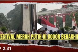 Festival Merah Putih di Bogor berakhir