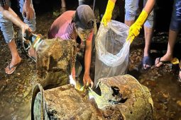 Polisi uji DNA tulang manusia yang ditemukan dalam drum di Aceh Besar