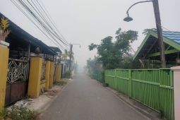 Kabut asap kian tebal selimuti Kota Banjarmasin