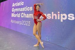 Atlet senam artistik Rifda Irfanaluthfi berhasil lolos ke Olimpiade Paris 2024