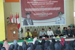 Satono ajak mahasiswa jadi generasi mewujudkan Sambas Berkemajuan