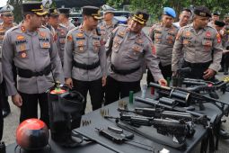 Polres Tasikmalaya Kota cek kelayakan peralatan pengamanan pemilu 2024