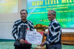 Pemkot Banjarbaru terima insentif fiskal pengendalian inflasi Rp9,3 miliar